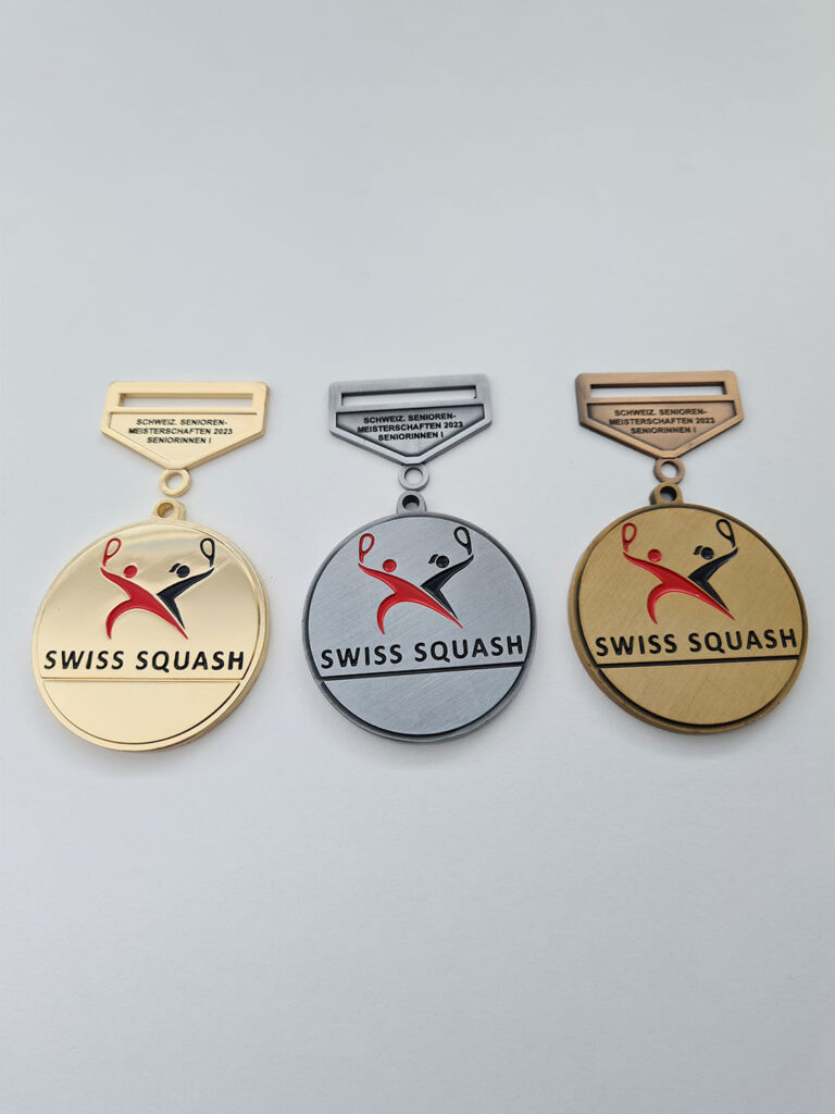 Topmueller Medaillen Schweizermeisterschaft Swiss Squash 2023