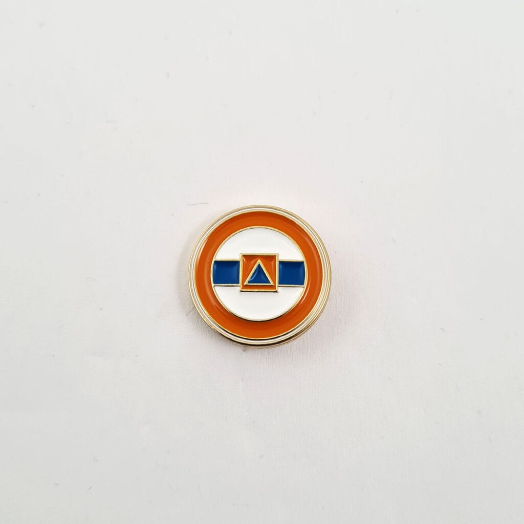 Topmueller Pins Zivilschutz Zug