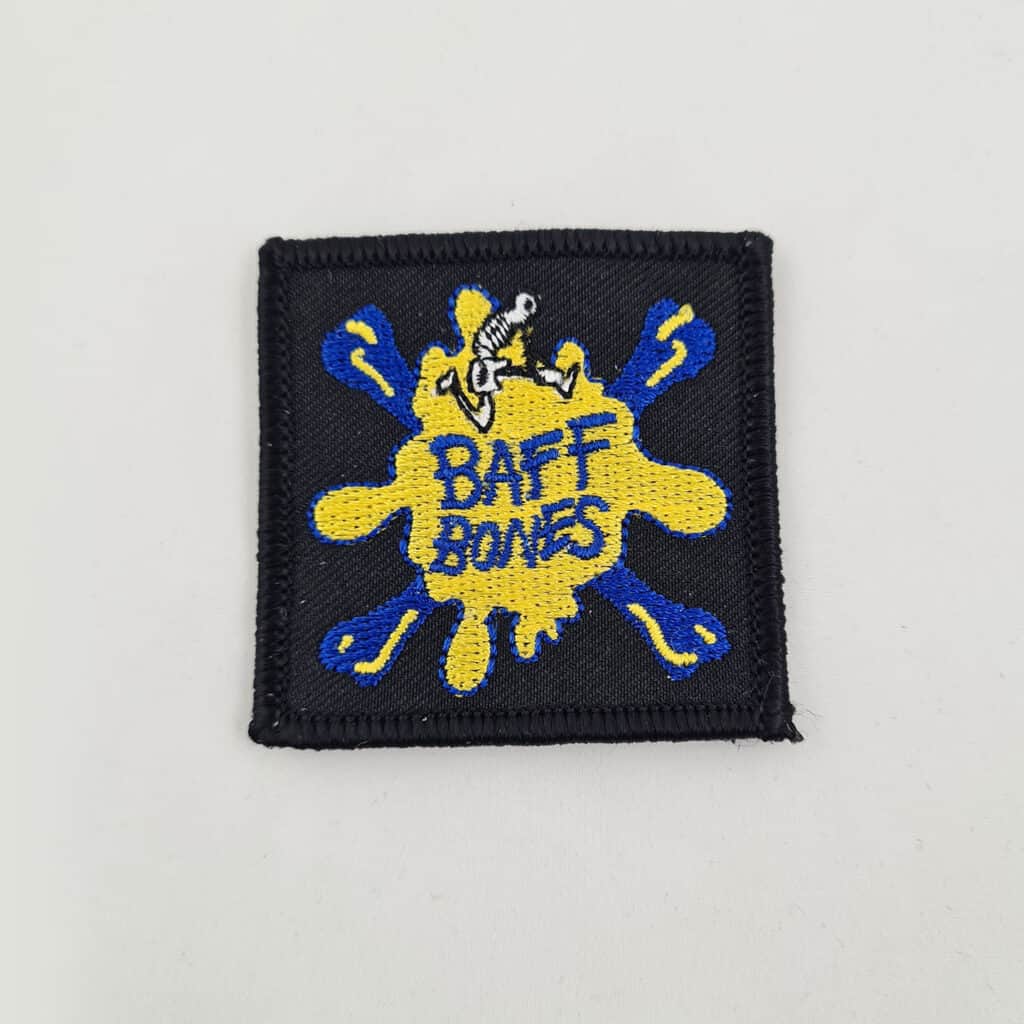 Topmueller Stickabzeichen Baff Bones