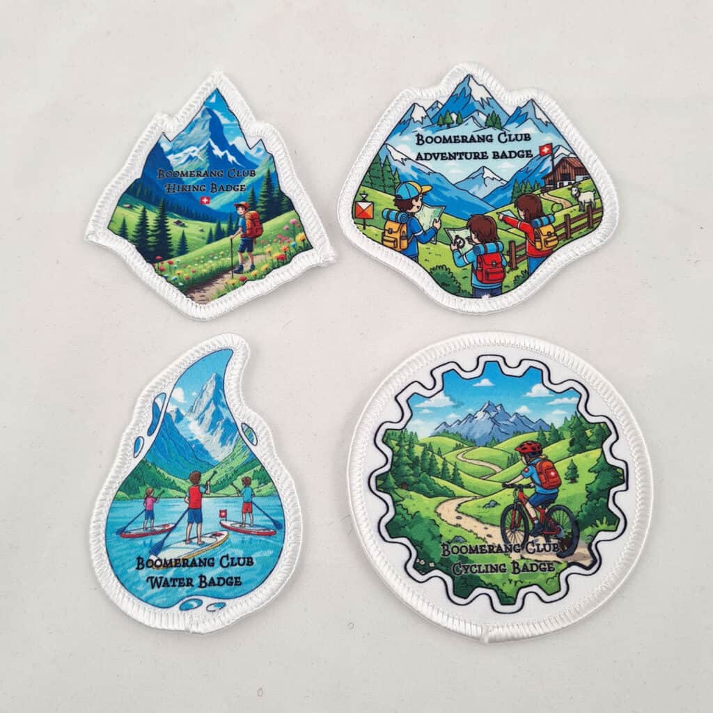 Topmueller Stickabzeichen Boomerang Club